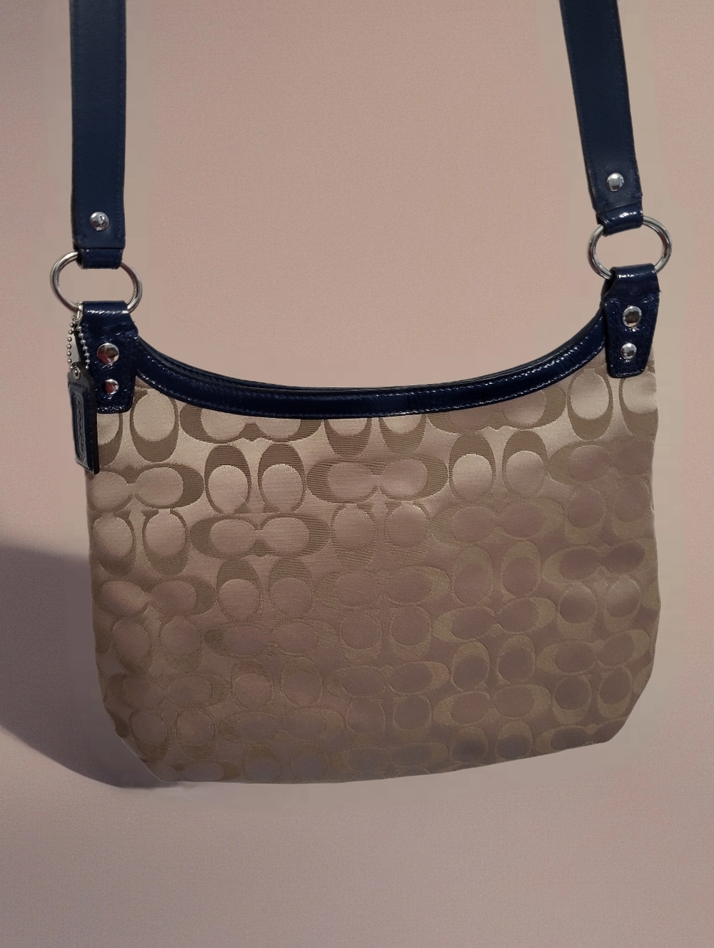 Coach PENELOPE SIGNATURE SATEEN Hippee Crossbody - Picture 3 of 7